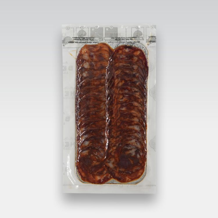 100% Ibérico Acorn-Fed Spanish Chorizo machine-cut sliced 2oz, Aged 120+ Days, Artisan Family Recipe, Only Natural Ingredients, Free-Range