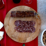 100% Ibérico Acorn-Fed Salchichón (Sausage), Aged 120+ Days , Artisan Family Recipe, Only Natural Ingredients, Free-Range - 1-1.5 lb