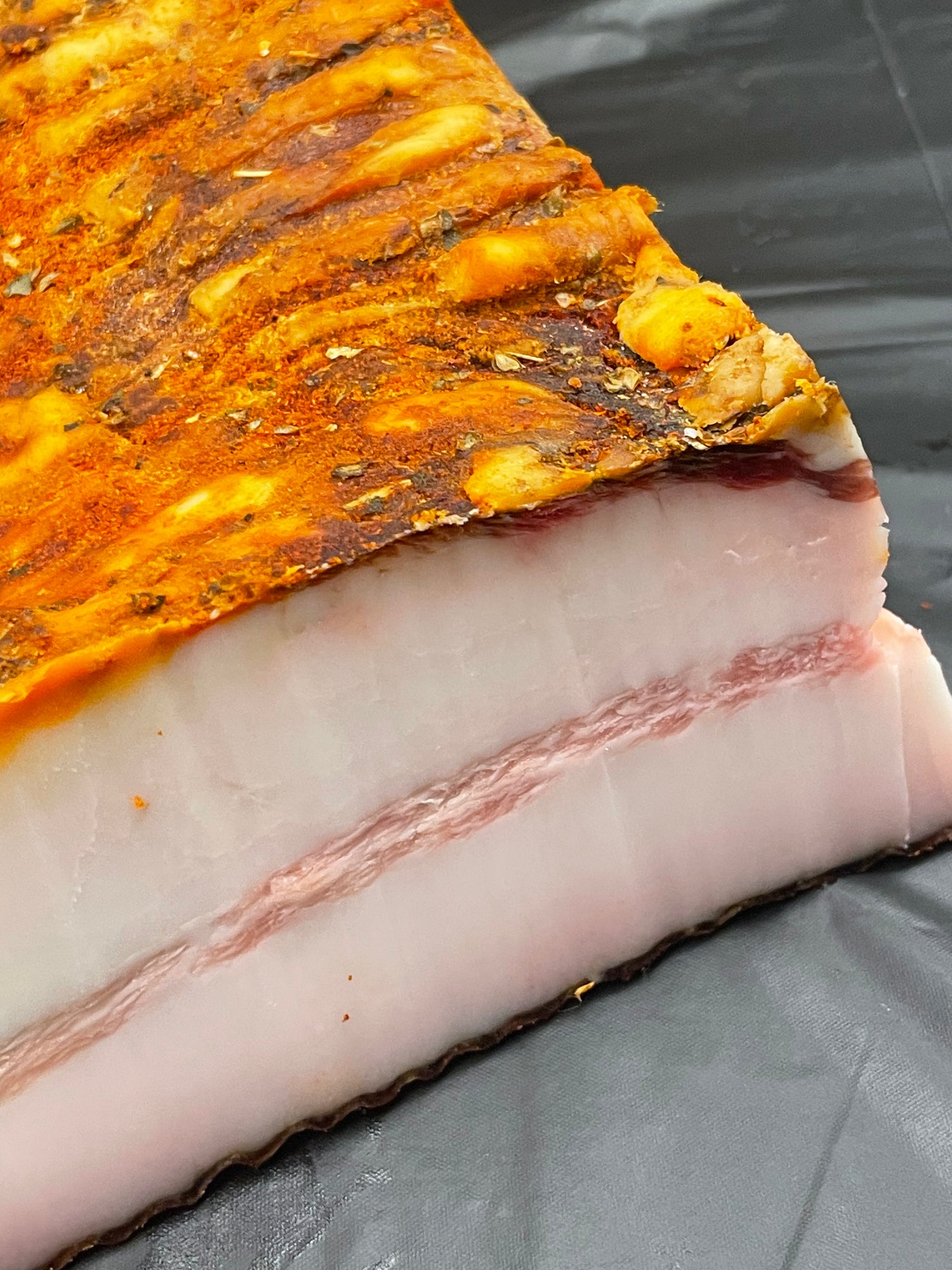 100% Iberico Panceta – Marbled, Only Natural Ingredients, Artisan Family Recipe, Aged 120+ Days - 1-2 lbs