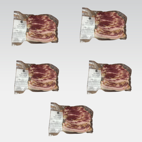 5x 100% Ibérico Acorn-Fed Bacon Ahumado (Smoked) — 1LB Each