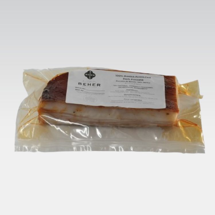 100% Iberico Panceta – Marbled, Only Natural Ingredients, Artisan Family Recipe, Aged 120+ Days - 1-2 lbs