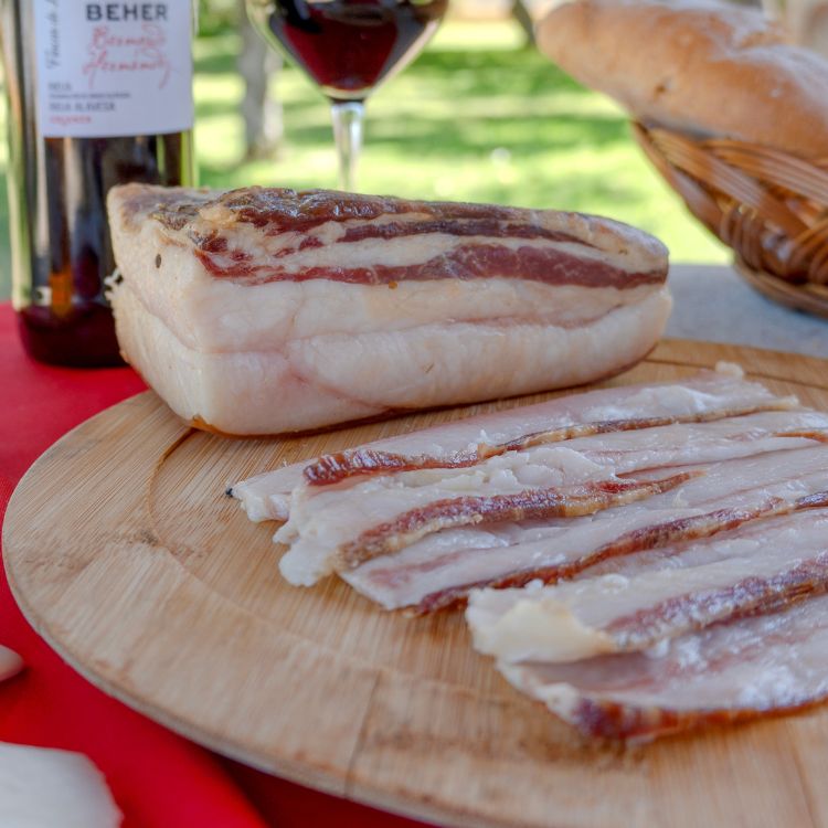 100% Ibérico Panceta – Marbled, Only Natural Ingredients, Artisan Family Recipe, Aged 120+ Days - 1-2 lbs