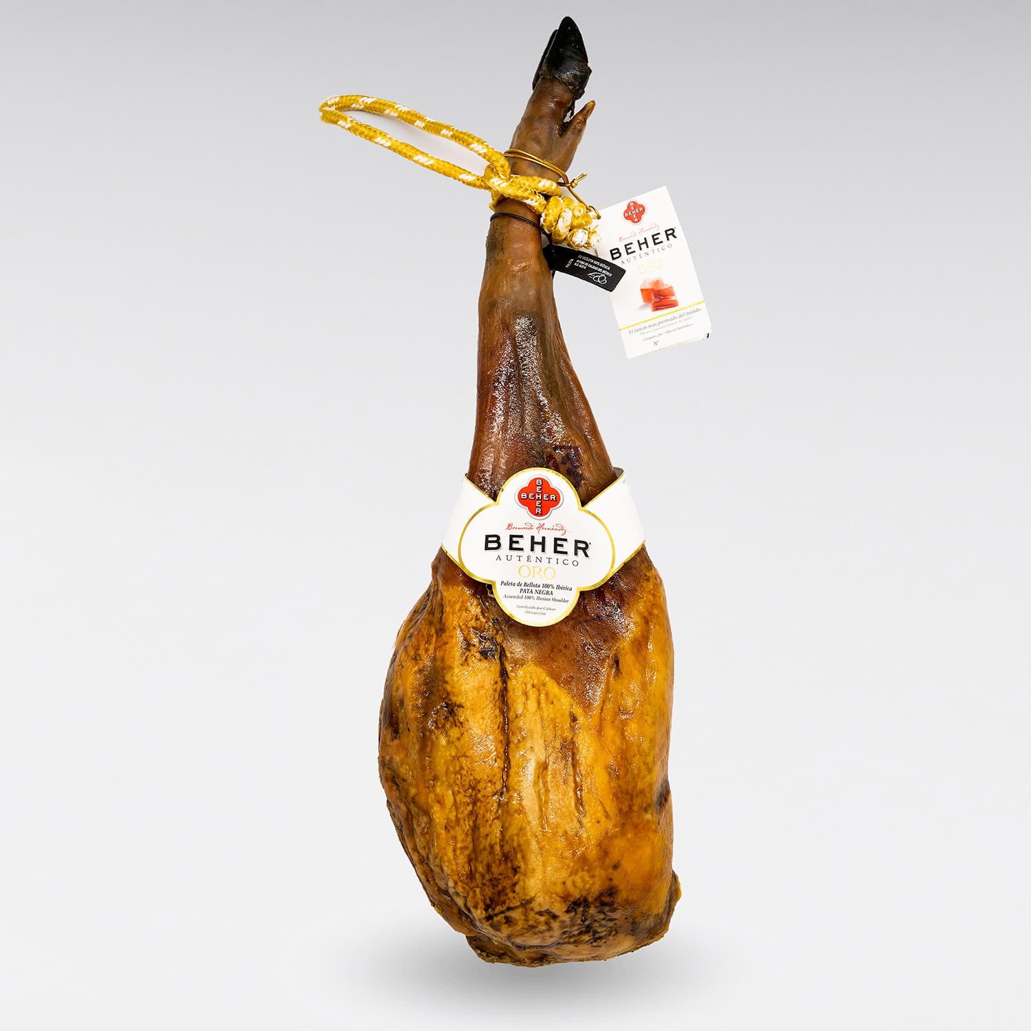 100% Iberico Acorn-fed Bone-In Paleta (Shoulder), World’s Most Awarded, Naturally-Cured in mountains for 3 Years - 9 to 11 lb