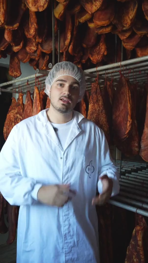 100% Ibérico Panceta – Marbled, Only Natural Ingredients, Artisan Family Recipe, Aged 120+ Days - 1-2 lbs