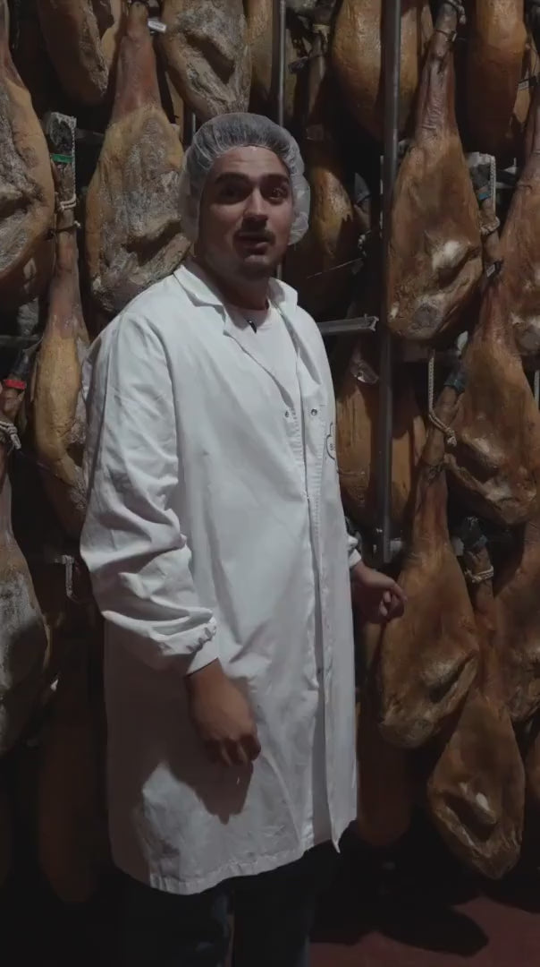 Hand Knife-Sliced Plate 100% Ibérico Ham (Jamón) – World’s Most Awarded, Naturally Cured in Mountains for 4 Years – Plate 3 oz